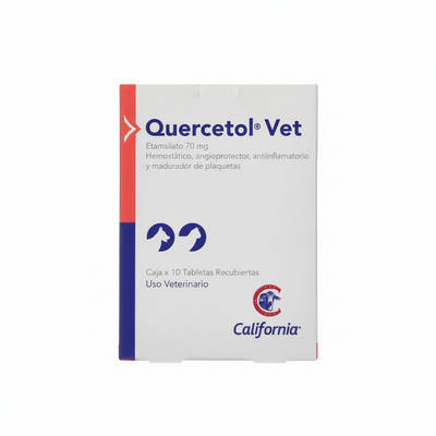 Quercetol Vet 70 mg Suplemento Antioxidante – 10 Comprimidos