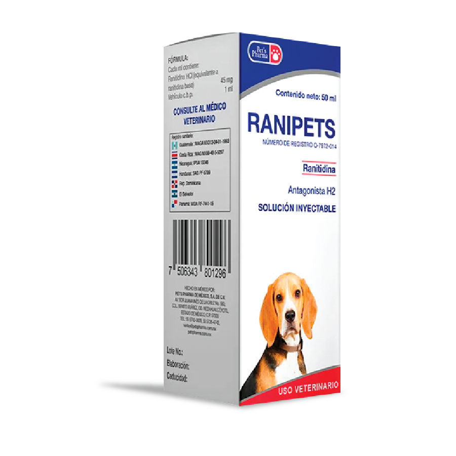 RANIPETS INYECTABLE 10ML - Black Dog Panamá