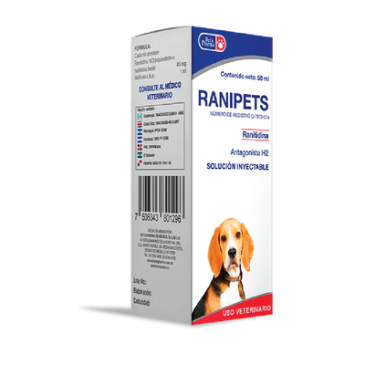 RANIPETS INYECTABLE 10ML - Black Dog Panamá