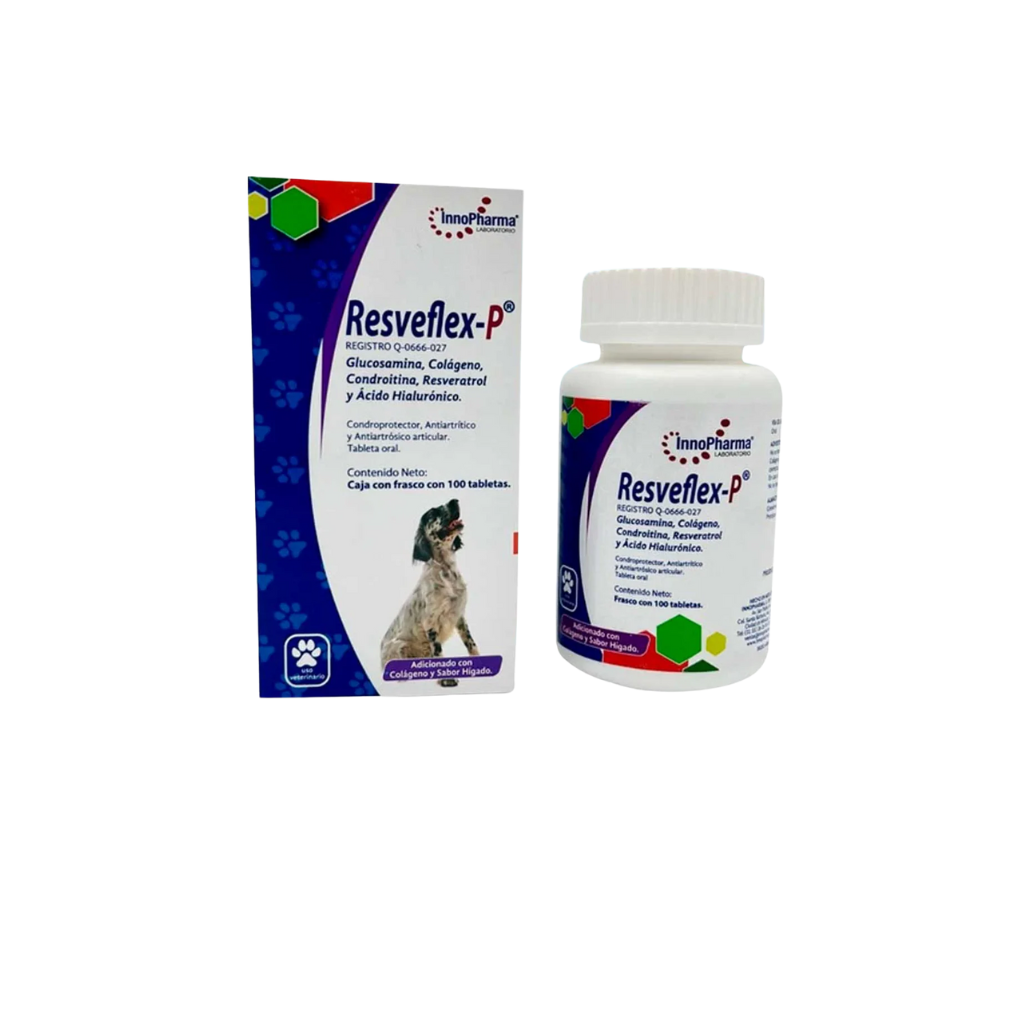 Resveflex-P Suplemento Articular – 100 Tabletas