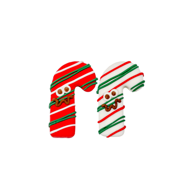 Bosco and Roxys Striped & Confused Canes Galletas – Unidad