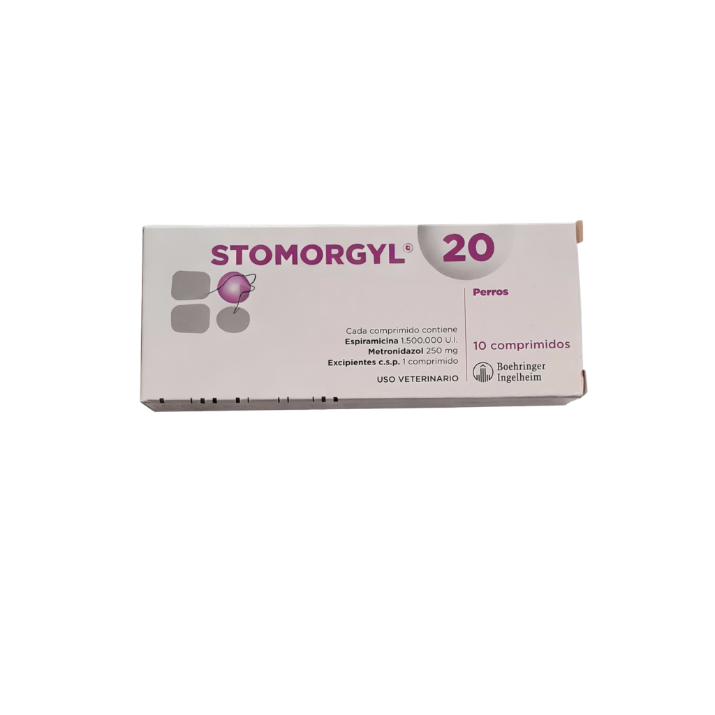 Stomorgyl 20 Antibiótico – 10 Comprimidos