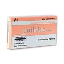 UNILETAS (FENOBARBITAL 100MG) COMP CALIER INTERNACIONAL PANAMA S.A.