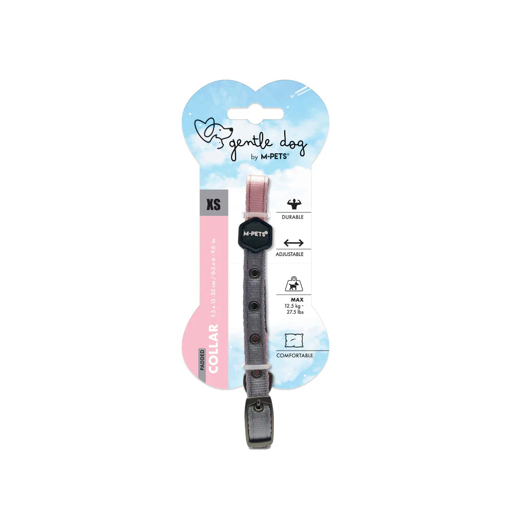 GENTLE DOG Padded Collar M Pink - Black Dog Panamá