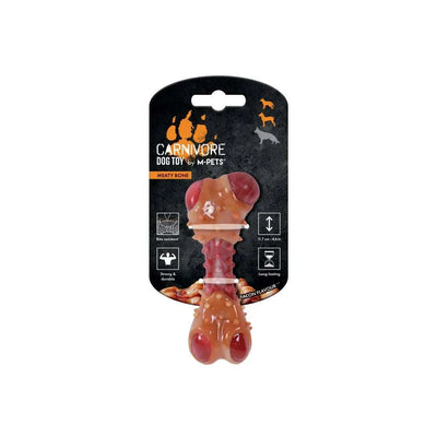 CARNIVORE Dog Toy Meaty bone S - bacon flavour - Black Dog Panamá