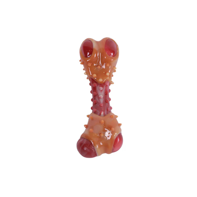 MPets Carnivore Dog Toy Meaty Bone Sabor Tocino – S