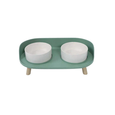 ALTITUDE Double Raised Pet Bowl - Black Dog Panamá