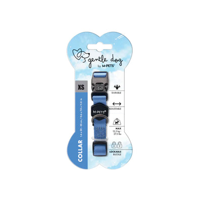 GENTLE DOG Padded Collar L Blue - Black Dog Panamá