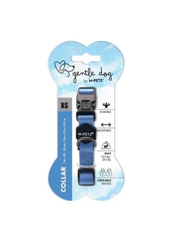 GENTLE DOG Padded Collar M Blue - Black Dog Panamá