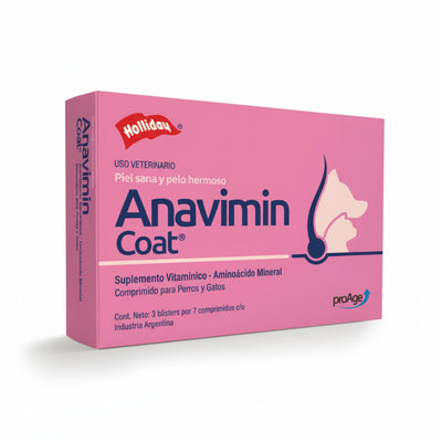 Anavimin Coat Suplemento Piel y Pelaje – 21 Comprimidos