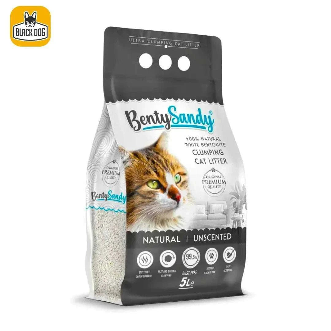 ARENA BENTYSANDY SIN AROMA 5L/4.35KG - Black Dog Panamá