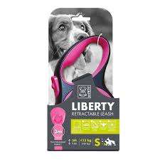 LIBERTY Dog Retractable Leash S / Pink - Black Dog Panamá