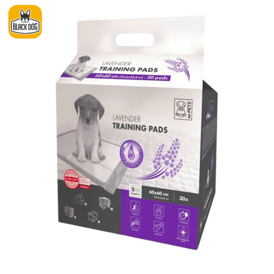 LAVENDER 60 x 60 Training Pads - 30 pcs - Black Dog Panamá