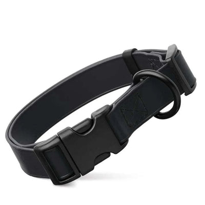 Dogline Biothane Waterproof Collar Negro – L Black Dog Panamá