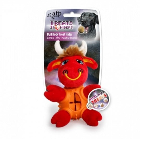 AFP DOG TOY TREAT HIDER THE BULL - Black Dog Panamá