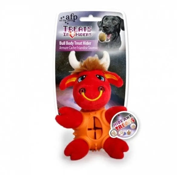 AFP DOG TOY TREAT HIDER THE BULL - Black Dog Panamá