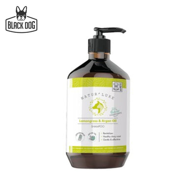 NATUR'LUXE Lemongrass & Argan Oil Shampoo - 500 ml - Black Dog Panamá