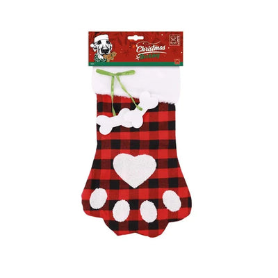 CHRISTMAS STOCKING Dog Toy - Pawy - Black Dog Panamá