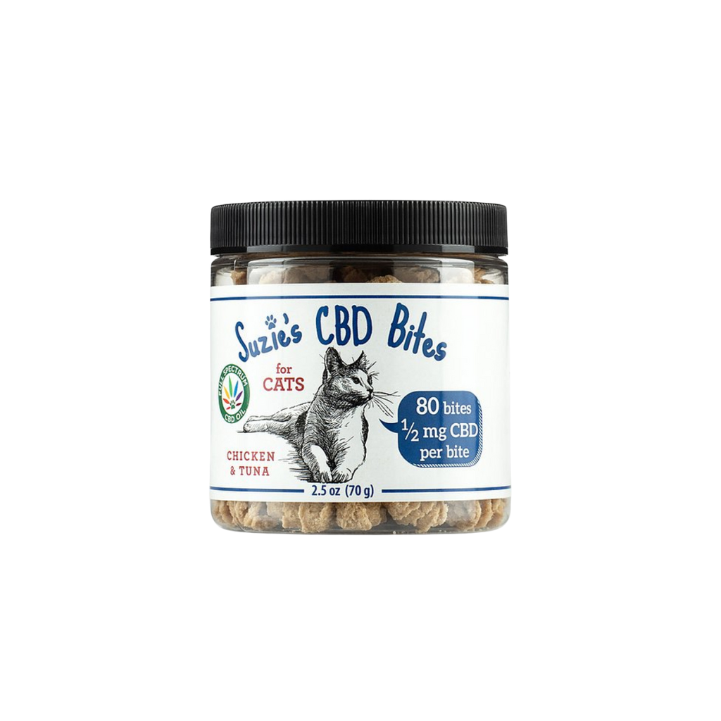 Suzie's Premios CBD Pollo y Atún – 2.5 oz Black Dog Panamá