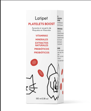 LATIPET PLATELETS BOOST 100ML - Black Dog Panamá