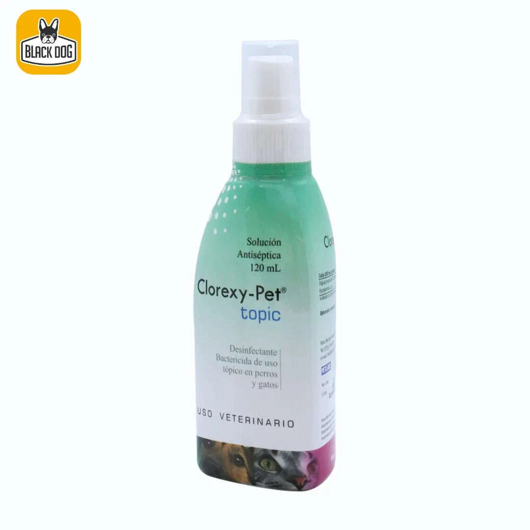 CLOREXY-PET TOPIC SPRAY 120ML - Black Dog Panamá