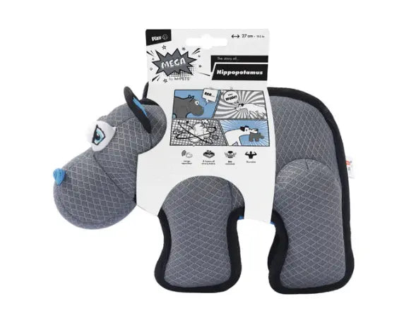 MEGA Dog toy Hippopotamus