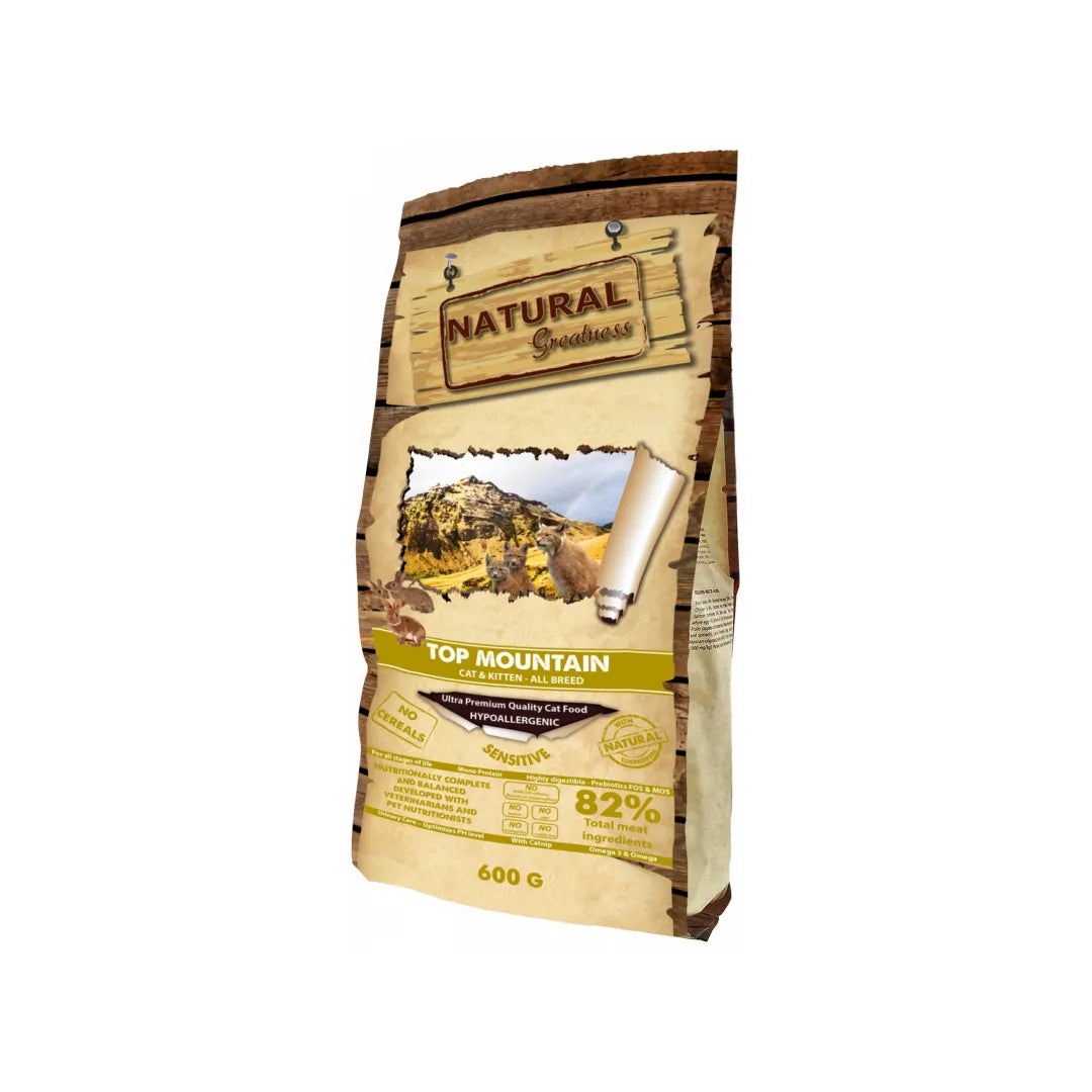 RECETA CAT TOP MOUNTAIN NG 600 G - Black Dog Panamá