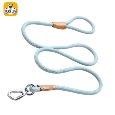 ECO Dog Leash with Secure Lock - Blue - Black Dog Panamá