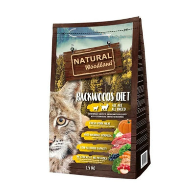 NATURAL WOODLAND BACKWOODS DIET 1,5 KG - Black Dog Panamá