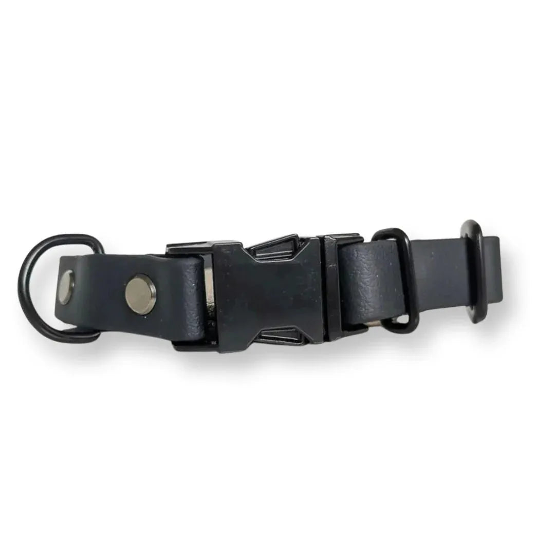 BIOTHANE WATERPROOF COLLAR -W1 BLACK - Black Dog Panamá