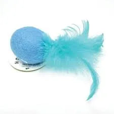 CAT FELTED BALL W/FEATHER - Black Dog Panamá