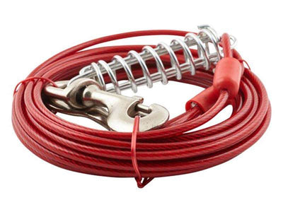 EXTERIOR HEAVY DUTY TIE OUT CABLE 120LB - Black Dog Panamá