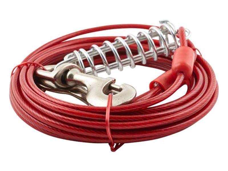 EXTERIOR HEAVY DUTY TIE OUT CABLE 120LB - Black Dog Panamá