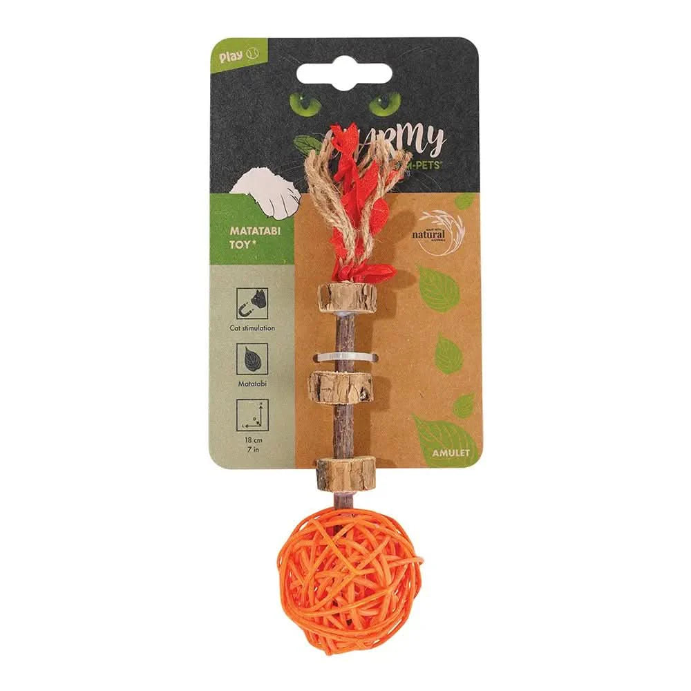 MPets Charmy Matatabi Toy Amulet Naranja – Unidad