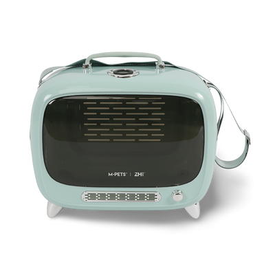 SIXTIES TV Pet Carrier - Blue - Black Dog Panamá