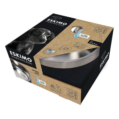 ESKIMO Double Wall Bowl 1.25 L - Black - Black Dog Panamá