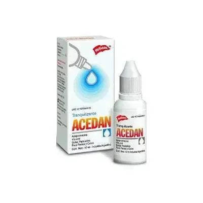 Acedan gotas para mascotas frasco y caja tranquilizante veterinario para perros y gatos DROGUERIA ALEMANA