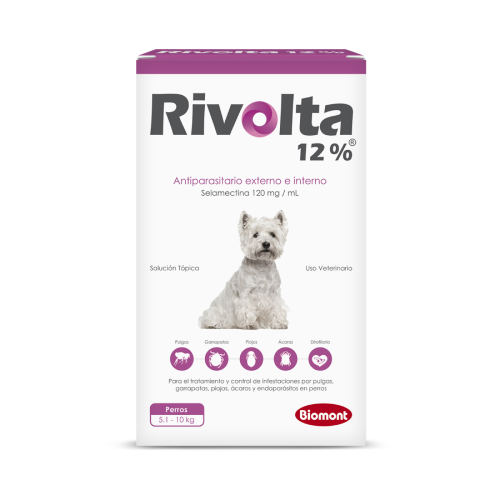 RIVOLTA MORADO 5.1-10KG%X0.25ML (SELAMECTINA 120MG) - Black Dog Panamá