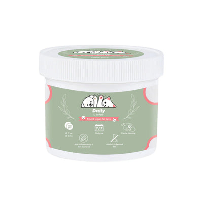 MPets Daily Round Wipes Ojos – 100 pcs