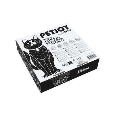 PETJOY Ceramic Bowl MoonPie CAT - Black & White 400ml - Black Dog Panamá