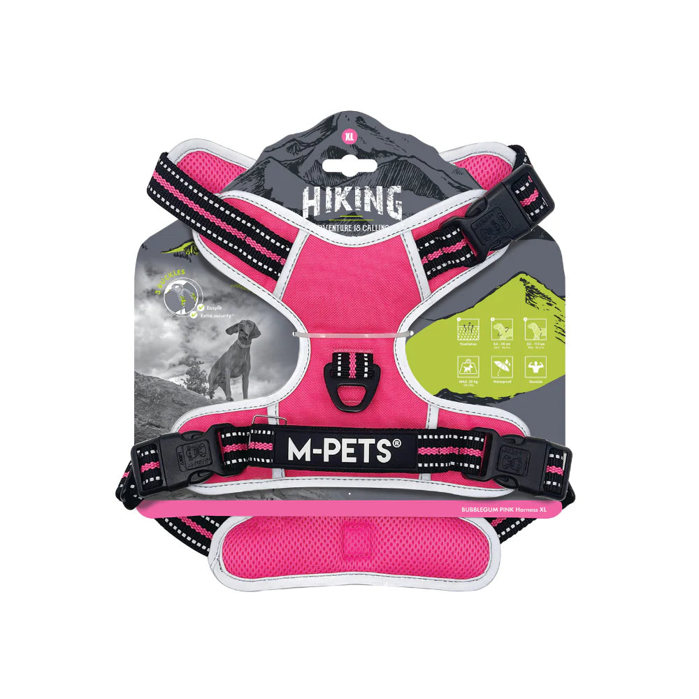 HIKING Harness Bubblegum Pink XL - Black Dog Panamá