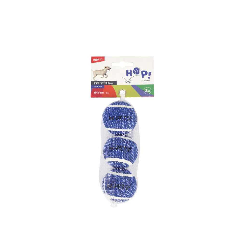 HOP Tennis Ball Blue set 5 cm - 3 pcs - Black Dog Panamá