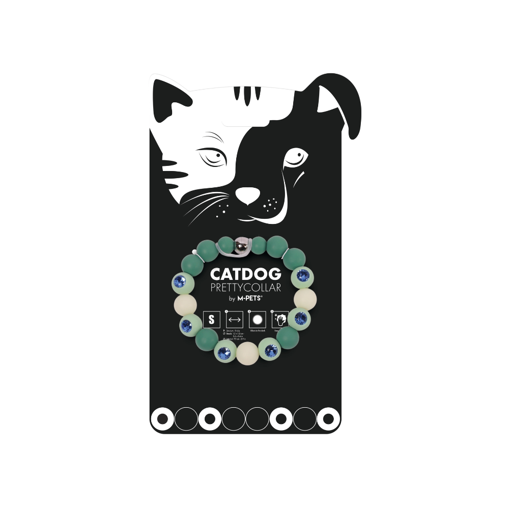 MPets CATDOG Collar Luminoso Verde – S