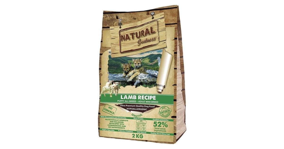 Natural Greatness Dog Lamb Sensitive Starter-Puppy & Adult Mini 2