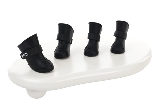 M-pets Rainy Day Dog Shoes S Black