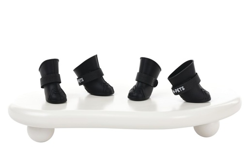M-pets Rainy Day Dog Shoes Xs Black