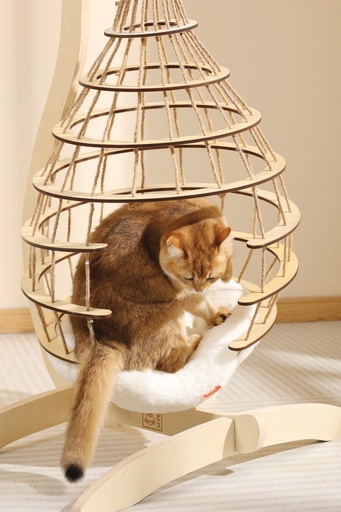 M-pets Cloud Hanging Cat Bed With Cushion