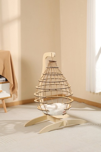 M-pets Cloud Hanging Cat Bed With Cushion