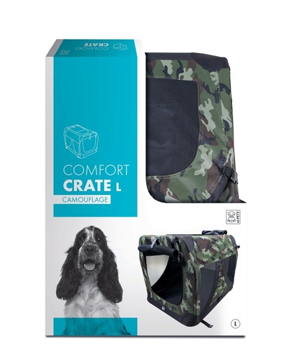 M-pets Comfort Crate - L / Camouflage