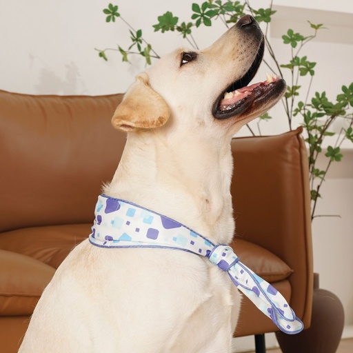 M-pets Cooling Collar Scarf L White